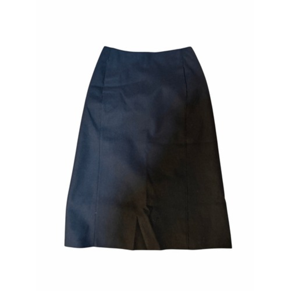 NWT InWear Olive Knee Length Wool Cashmere A-Line Skirt 4